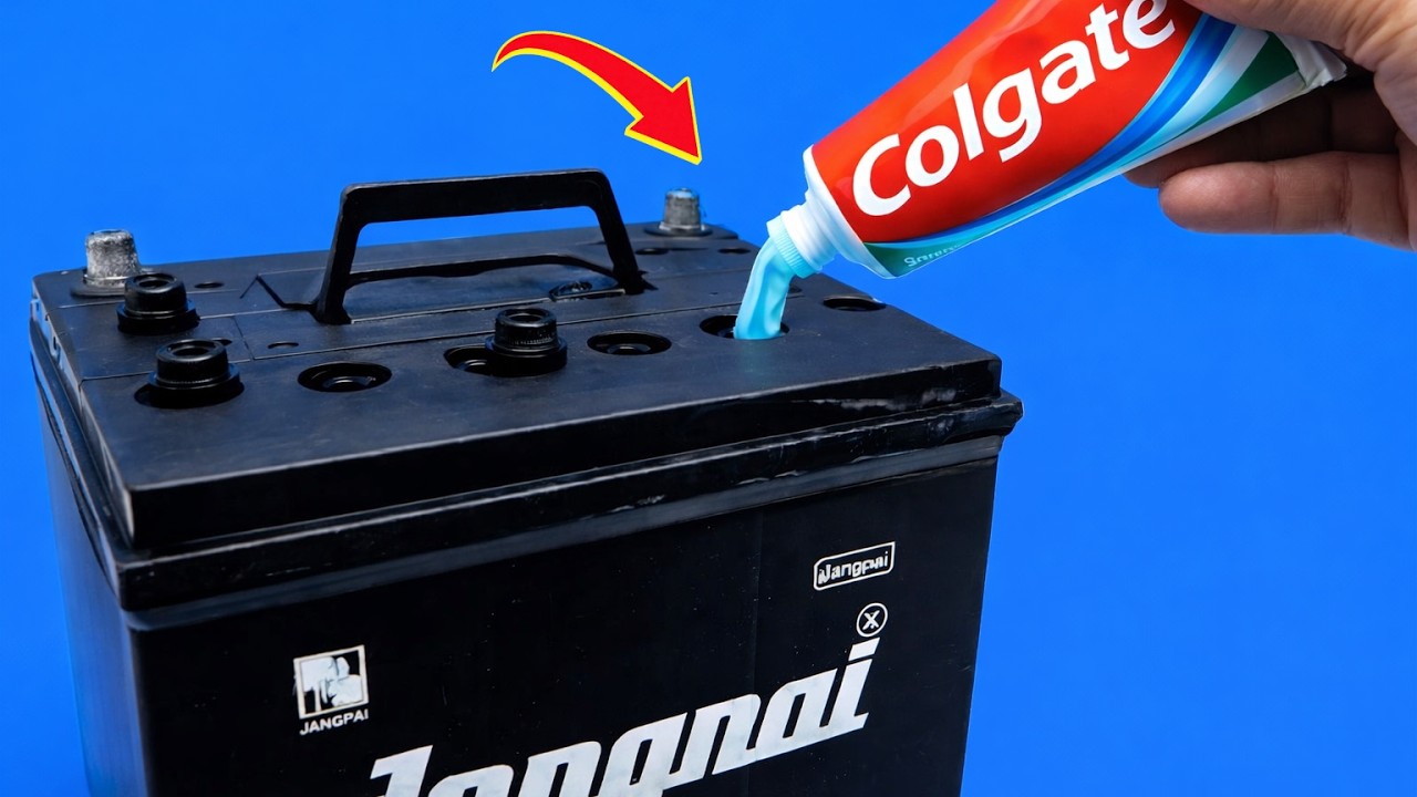 🔥🔥Your battery will last forever!This Genius Trick Revives Old Batteries Like New! 😱🔋