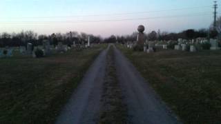 Walkabout the Evans City Cemetary at Dusk
