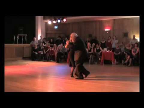  Carlos Perez  and  Rosa Forte  are  dancing  to  the  tango  "  Poema  "