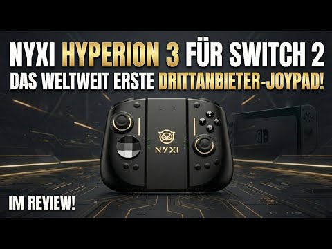 NYXI Hyperion 3 Controller für die Nintendo Switch 2 - besser als das Original mit Wake Up Funktion