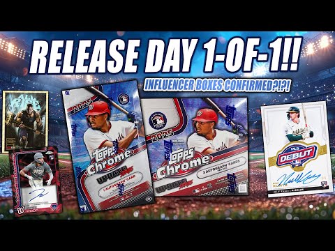 RELEASE DAY 1-OF-1!! | 2025 Topps Chrome Update MLB Hobby & Jumbo Box Review