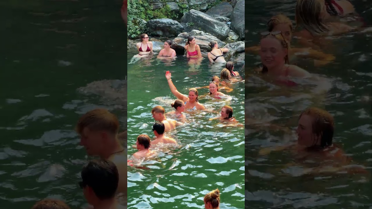 4K jump the fall #travel #waterfall