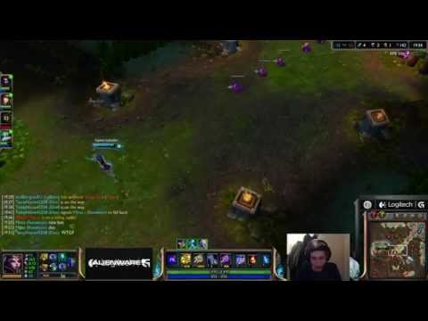 Bjergsen LeBlanc vs Nidalee [Challenger Ranked solo queue mid]