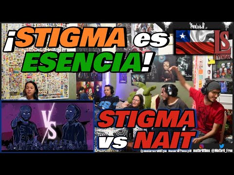 🔴COLOMBIANOS REACCIONAN a STIGMA vs NAIT - ¡STIGMA es PURA ESENCIA! [LEYENDAS DEL FREE 2023]