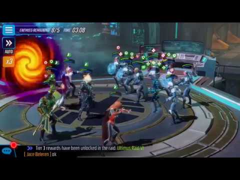 261k Supernatural team w/ Loki versus a 263k Coulson/Fury Shield team in alliance war.