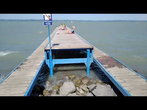 Augusztus végén a Siófoki Sóstói szabad strandon.