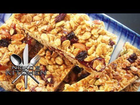 CHOCOLATE ENERGY BARS - VIDEO RECIPE