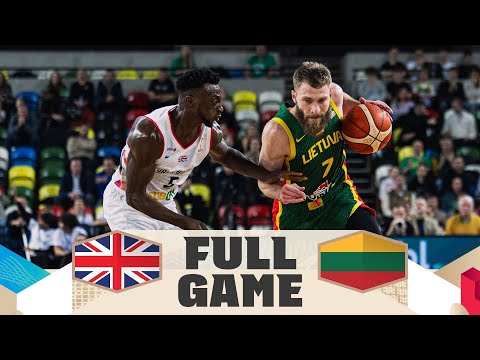 Great Britain v Lithuania | Full Basketball Game |  FIBA Basketball World Cup 2027 European Qualif.