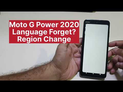 Moto G Power 2022 Language And Region Change Setting