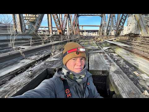24 hours sleeping under an ABANDONED railroad bridge