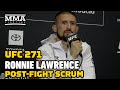 Ronnie Lawrence Details Diarrhea, Staph Infections Leading Into Win | UFC 271 | MMA Fighting