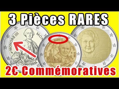 3 Pièces de 2 EURO RARES de 2020 !!