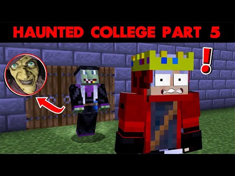 Minecraft Haunted College Part 5 | Minecraft Scary Horror Story in Hindi.
