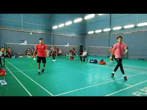 Badminton QF LSJ Men's Double Open Tournament - Faiz Rozain / M Faris Vs Sufyuddin / Zaid Zainal