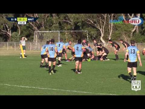 2017 NHRU Round 9 Premier 1 Highlights - Southern Beaches Vs Maitland Blacks