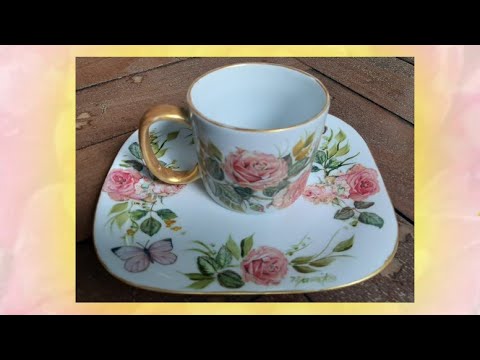 1°Live 2022 Facebook- Decoupage em Porcelana.