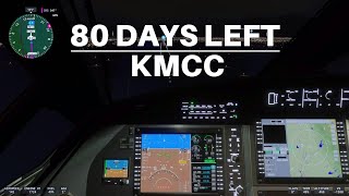 PC-12NGX Landing at Sacramento McClellan Airport