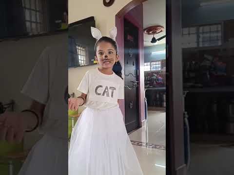 Ateefa as a cat!🐱 @Mighty kids