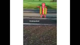 Snapchat sausage filter gets run over