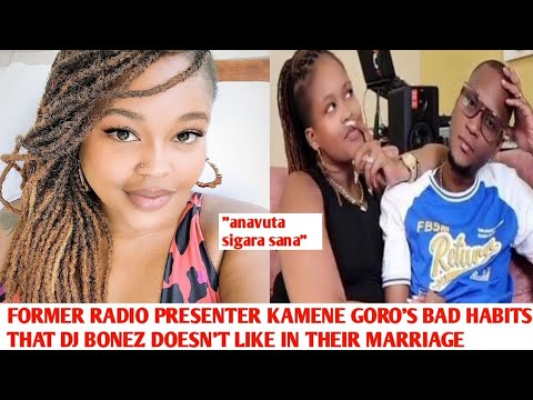 Former Radio Presenter Kamene Goro's "Bad Habits" That Dj Bones Doesn't Like In Their Marriage