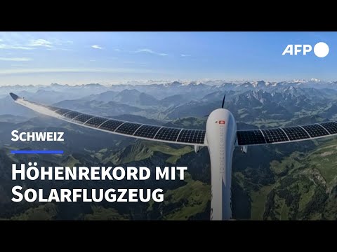Schweizer stellt neuen Höhenrekord für Solarflugzeug auf | AFP