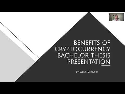 Benefits of Cryptocurrencies - BT Survey
