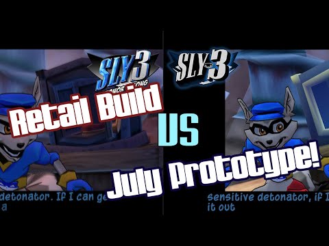 Sly Makes a TikTok | Sly 3 July prototype comparison - Dark Caves
