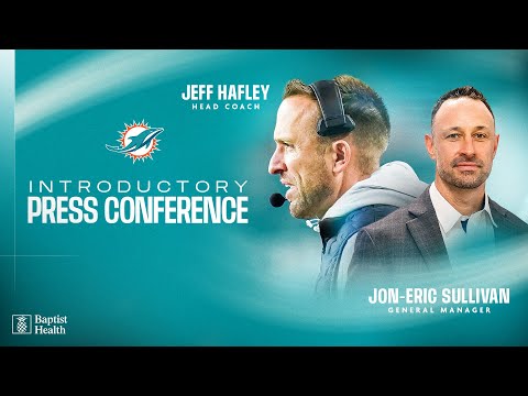 Introductory Press Conference - Coach Jeff Hafley and GM Jon-Eric Sullivan  | Miami Dolphins