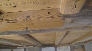 Trockeneisreinigung bzw. Trockeneistrahlen von Dachstuhlbalken oder lasierte Holzdecken