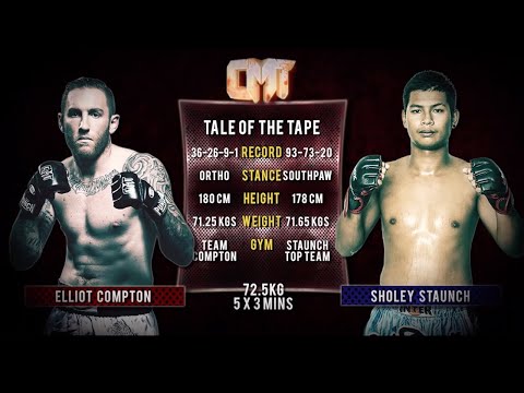 Elliot Compton Vs Sholey Staunch - Caged Muay Thai 8