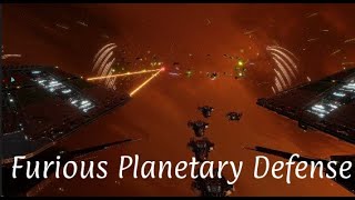 Planetary Defense Force defeats a Vasari attack fleet: Sins of a Solar Empire II