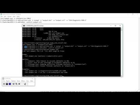 C=64 cartridge dumper project - First run
