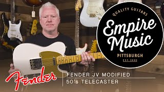 Video thumbnail for Fender JV Modified '50s Telecaster - Empire Music by Empire Music