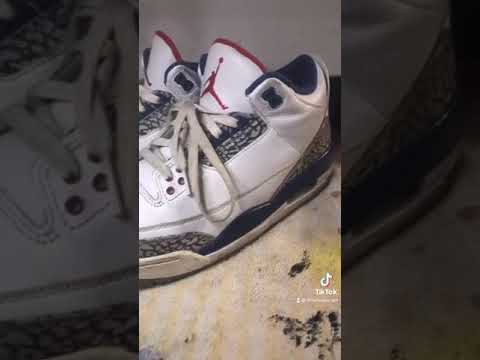 True Blue Jordan 3’s FULL RESTORATION | TIK TOK