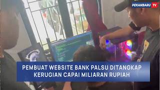 Pembuat Website Bank Palsu Ditangkap, Kerugian Capai Miliaran Rupiah