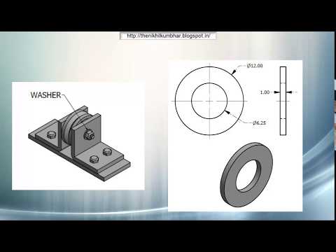 The Wheel Support Assembly_Part 8 - WASHER by Autodesk Inventor 2017