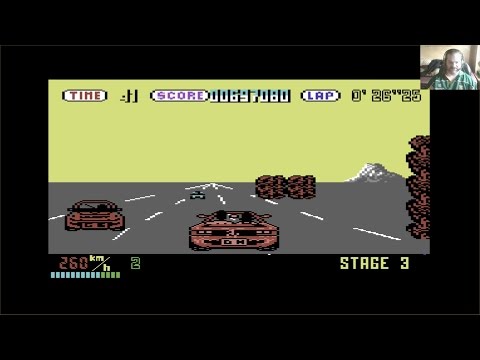 Lukozer Retro Game Review 335 - Out Run - Commodore 64