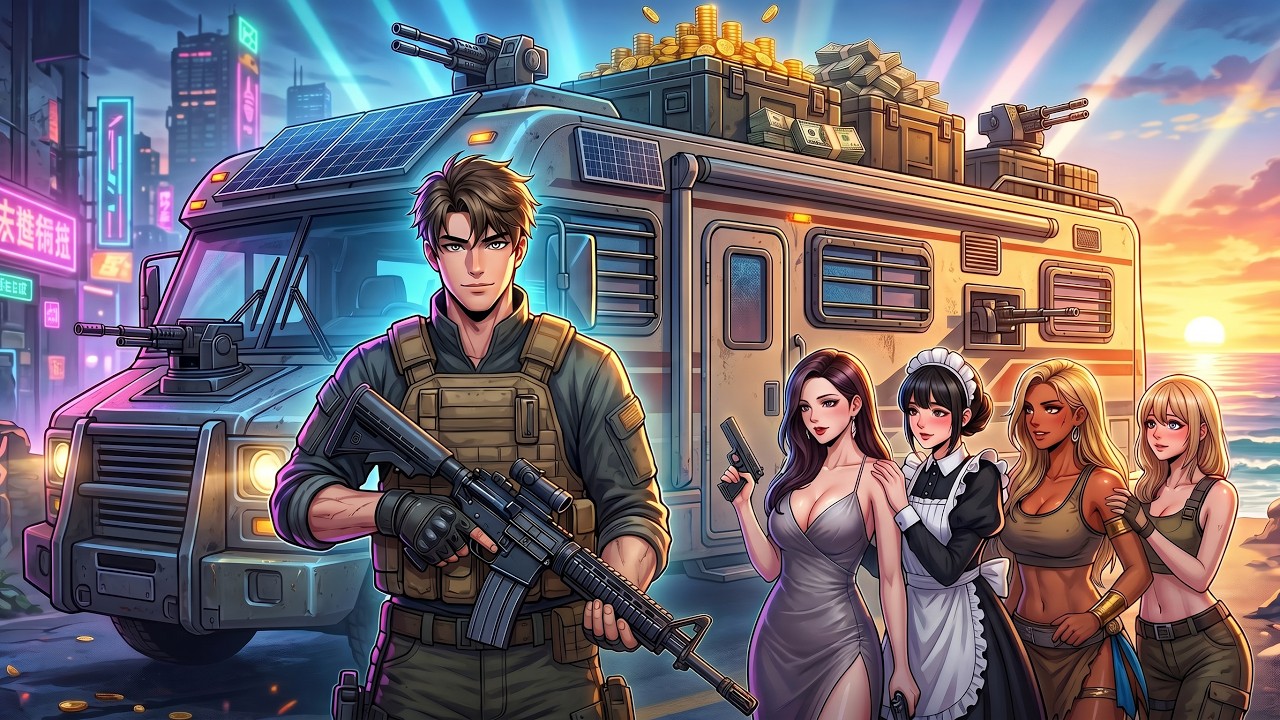 Rebirth in the Apocalypse: Hoarding Billions, Upgrading a Mega RV, and Building a Female Army
