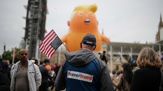 U.S. president&#39;s UK visit sparks mass protests