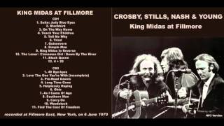 CROSBY, STILLS, NASH &amp; YOUNG King Midas at Fillmore - Blackbird (The Beatles)