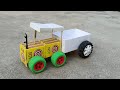 How To Make Matchbox Tractor Trolley At Home Diy Mini Tractor Trolley Science Project