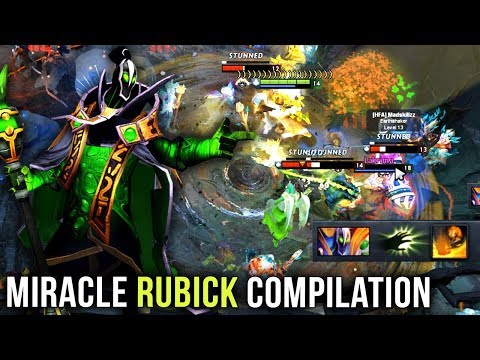 Miracle- EPIC Rubick Compilation Stealing Machine 5 Man Echo Slam - Dota 2