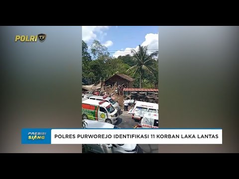 PENANGANAN LAKA LANTAS TRUK DAN ANGKOT POLRES PURWOREJO