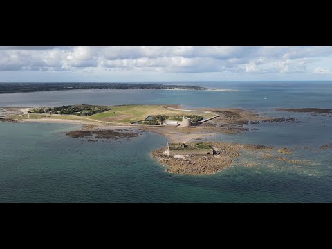 Île Tatihou, Saint-Vaast-la-Hougue, (filmée avec DJI Mavic Air 2) 4K UHD