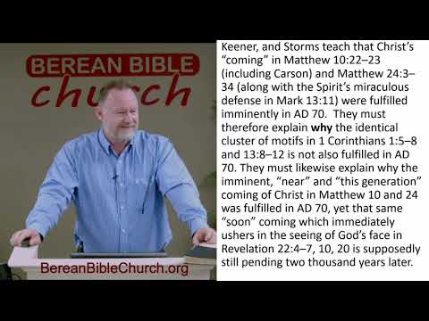 The Perfect Has Come & the Gifts Ceased in AD 70 (1 Cor. 13:8-12)