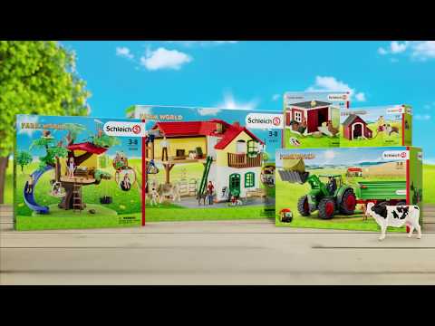 SCHLEICH FARM WORLD figūrėlė - Šuns būda video