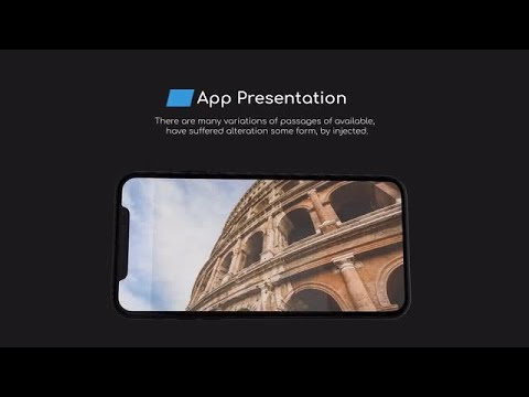 IPhone x | App Presentation After Effects Templates