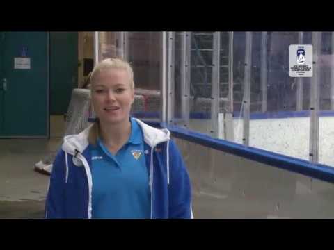 Хоккей Noora Raty shows you Women's Worlds arena