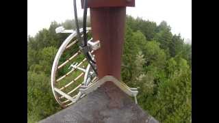 preview picture of video 'Climbing Firetower atop Mt Sterling (Smoky Mountains, North Carolina)'
