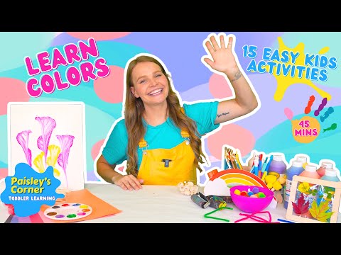 Toddler Learning Video - Learn Colors for Kids and Toddlers with Easy Fun Games &amp; Activities